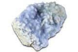 Botryoidal Blue Chalcedony After Anhydrite - Peru #372702-1